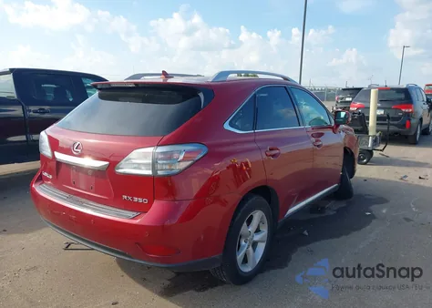 2010 Lexus Rx 350 из США, поврежденный, VIN 2T2BK1BA2AC023863